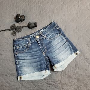 American Eagle Midi Jean Shorts